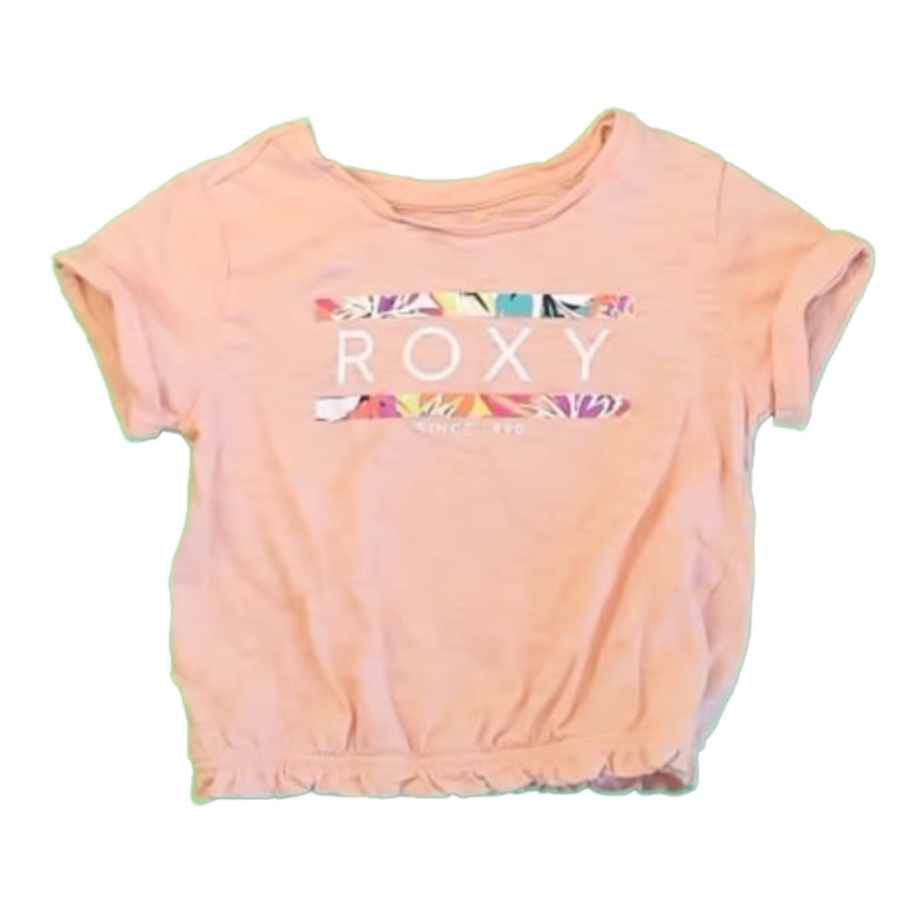Roxy Girls Peach Floral Apparel Sets size: 6 Years
